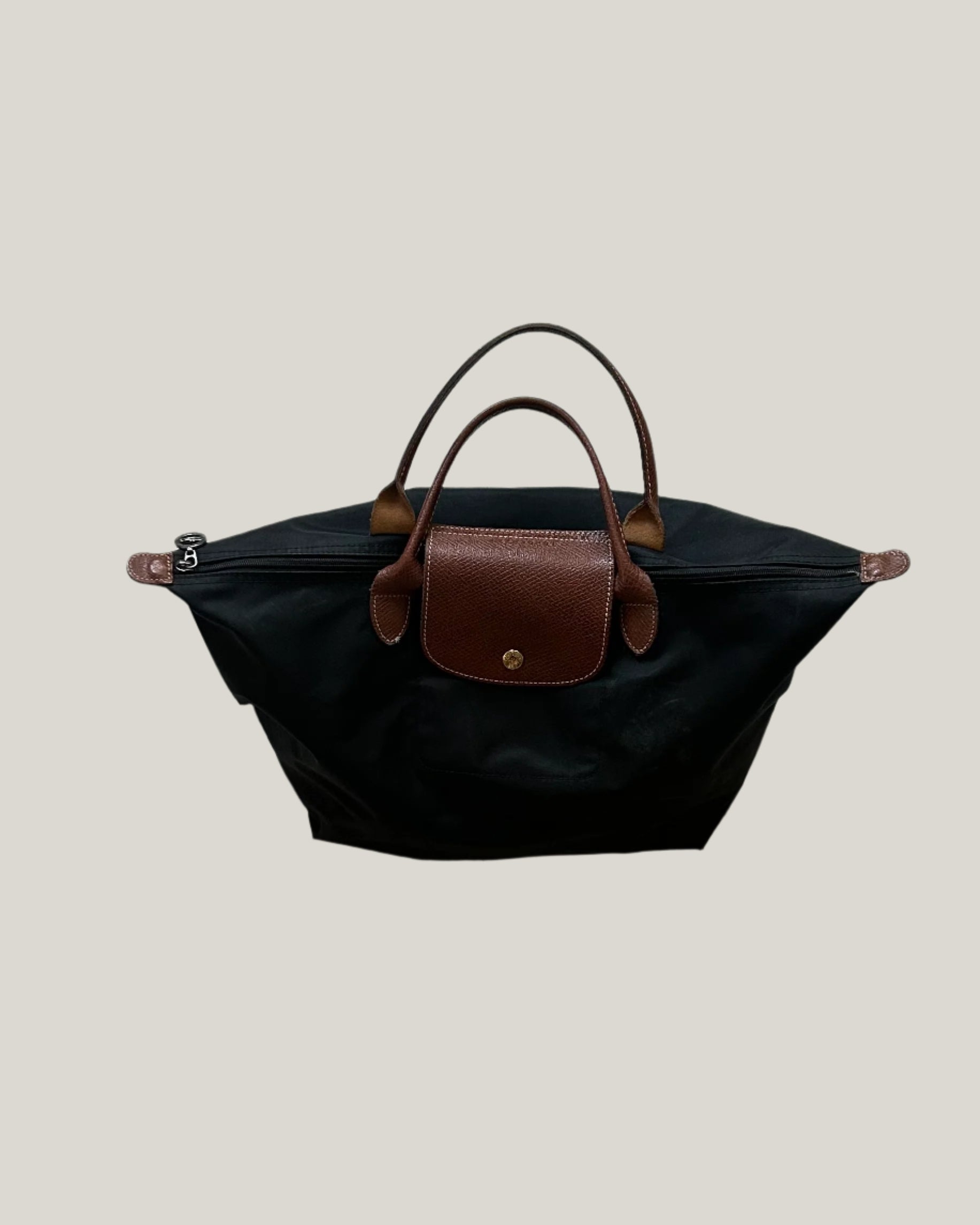 00'S VINTAGE LONGCHAMP LE PLIAGE TOP HAND BAG M – re-cloy