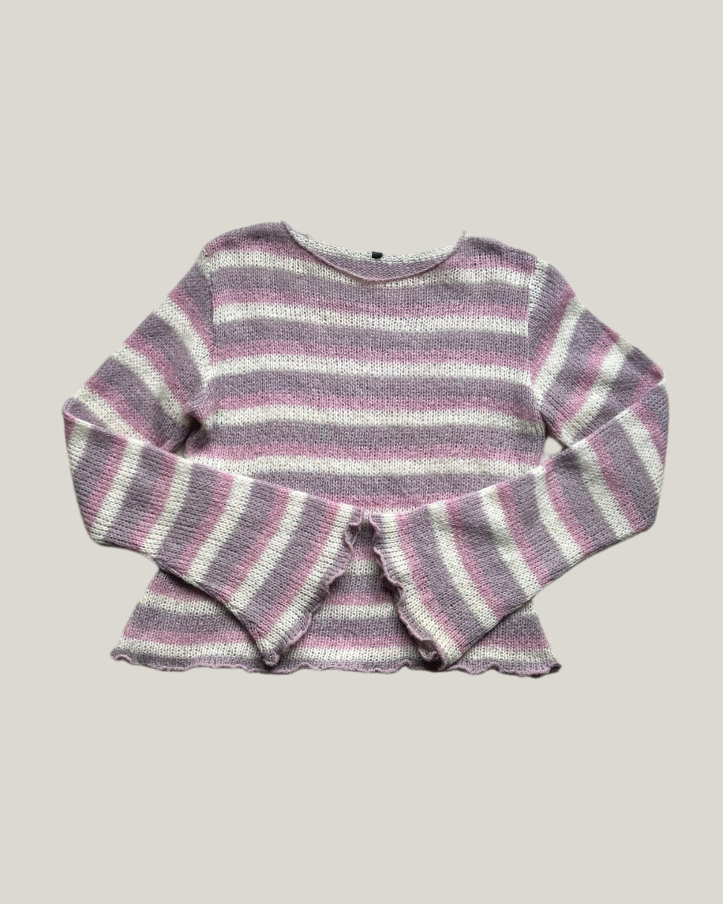 VINTAGE STRIPED SWEATER - XS / S