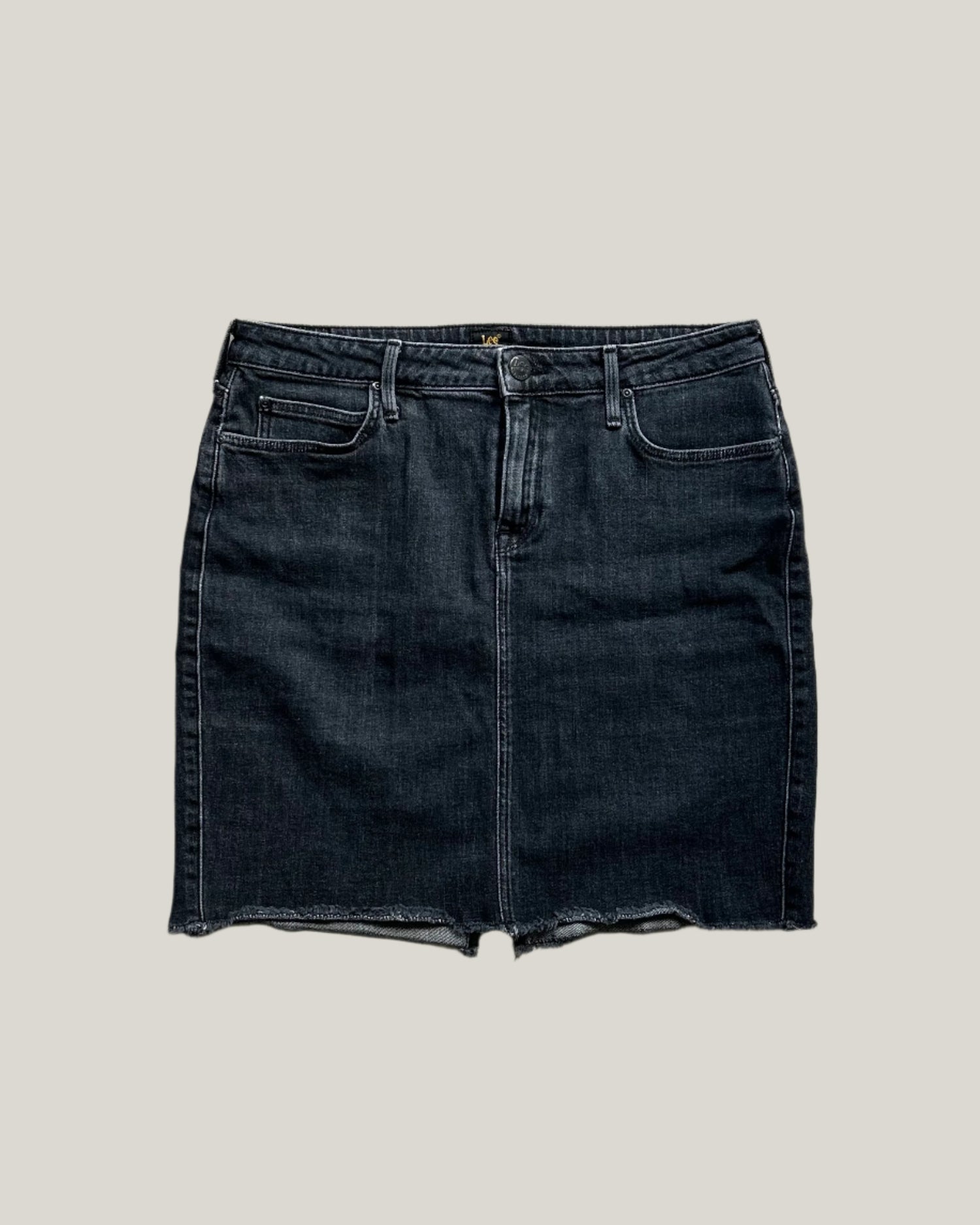 Lee denim skirt, size W32.
